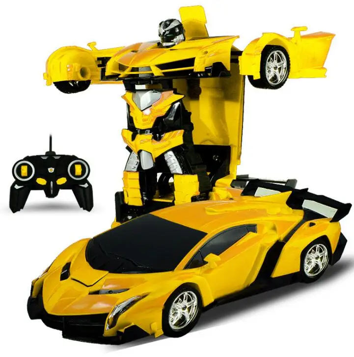 Электрический RC автомобиль спортивный Трансформация Робот игрушка