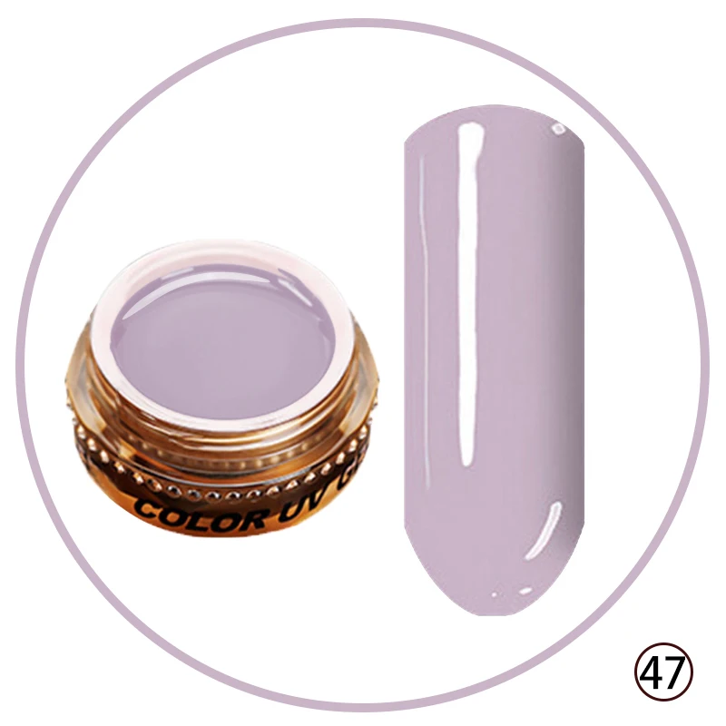 Color.47 Lily Angel 6 мл Цветной Гель-лак для маникюра 96 цветов клей для ногтей УФ-и светодиодный гель для ногтей - Цвет: Color.47