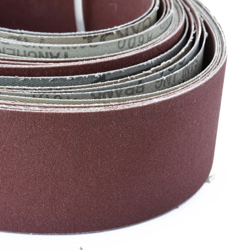 

6PCS/SET 2x72 Aluminum Oxide Metal Sanding Belts 180,240,320,400,600,800 Grits
