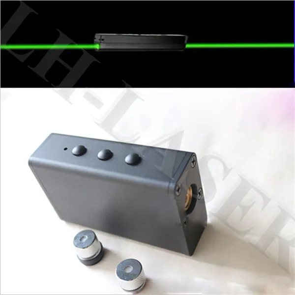 Портативный лазерный модуль зеленого цвета с двойной головкой для сцены