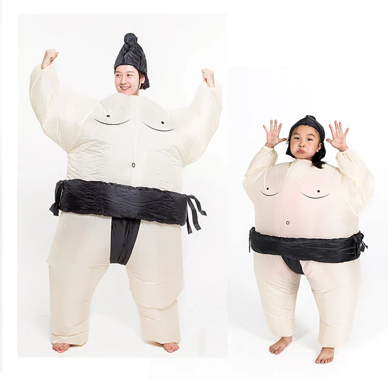 

Надувной костюм сумо для взрослых и детей, костюмы для косплея, надувные наряды, нарядное платье для Хэллоуина, новые игрушки