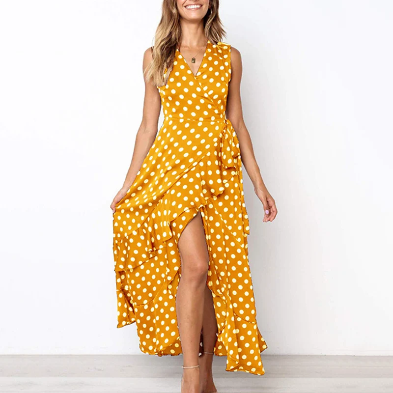 Новая женская одежда летнее богемное свободное пляжное вечернее платье с v