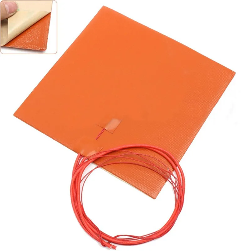 400x370mm 240V 1100W NTC 100K thermistor 3M adhesive layer silicone heater