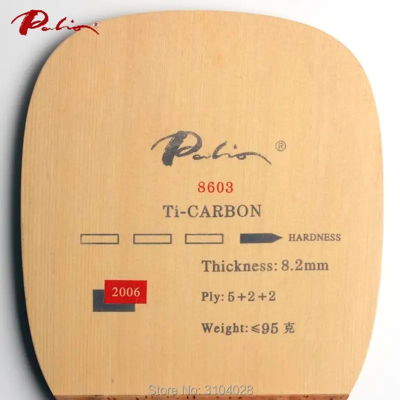 Продажа Палио официальный 8603 лезвие для настольного тенниса Ti Carbon Cypress Wood JS Японский Penhold Fast Attack с петлей, Высокопрочное лезвие