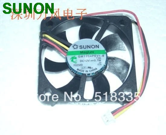 Оригинальный Для Охлаждения Sunon GM1204PEV1-8 4007 4 см 40*40*7 мм (4 см) 4*4*0,7 см немой вентилятор thiness вентилятор только 0,7 мм микро-инвертор сервер корпус вентилятора