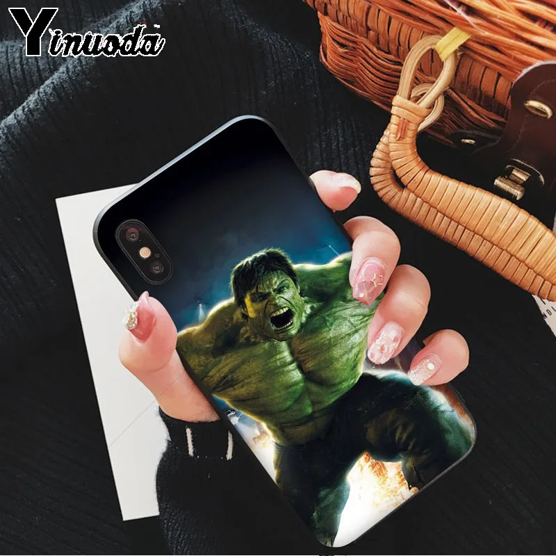 A12 Yinuoda герои Marvel Hulk DIY печать рисунок чехол для телефона чехол для iPhone 5 5Sx 6 7 7plus 8 8Plus X XS MAX XR - Цвет: A12