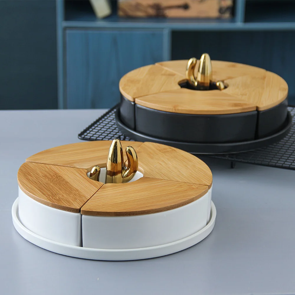 Фруктовая тарелка фрукты четыре сетки с крышкой современный гостиная