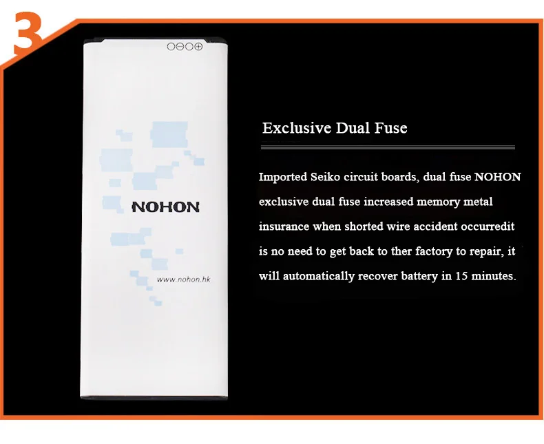 NOHON Батарея EB-BN910BBE для samsung Galaxy Note 4 N910F N910C N910U N910V N910T N910H N910A N910X N910P 3220 мА-ч