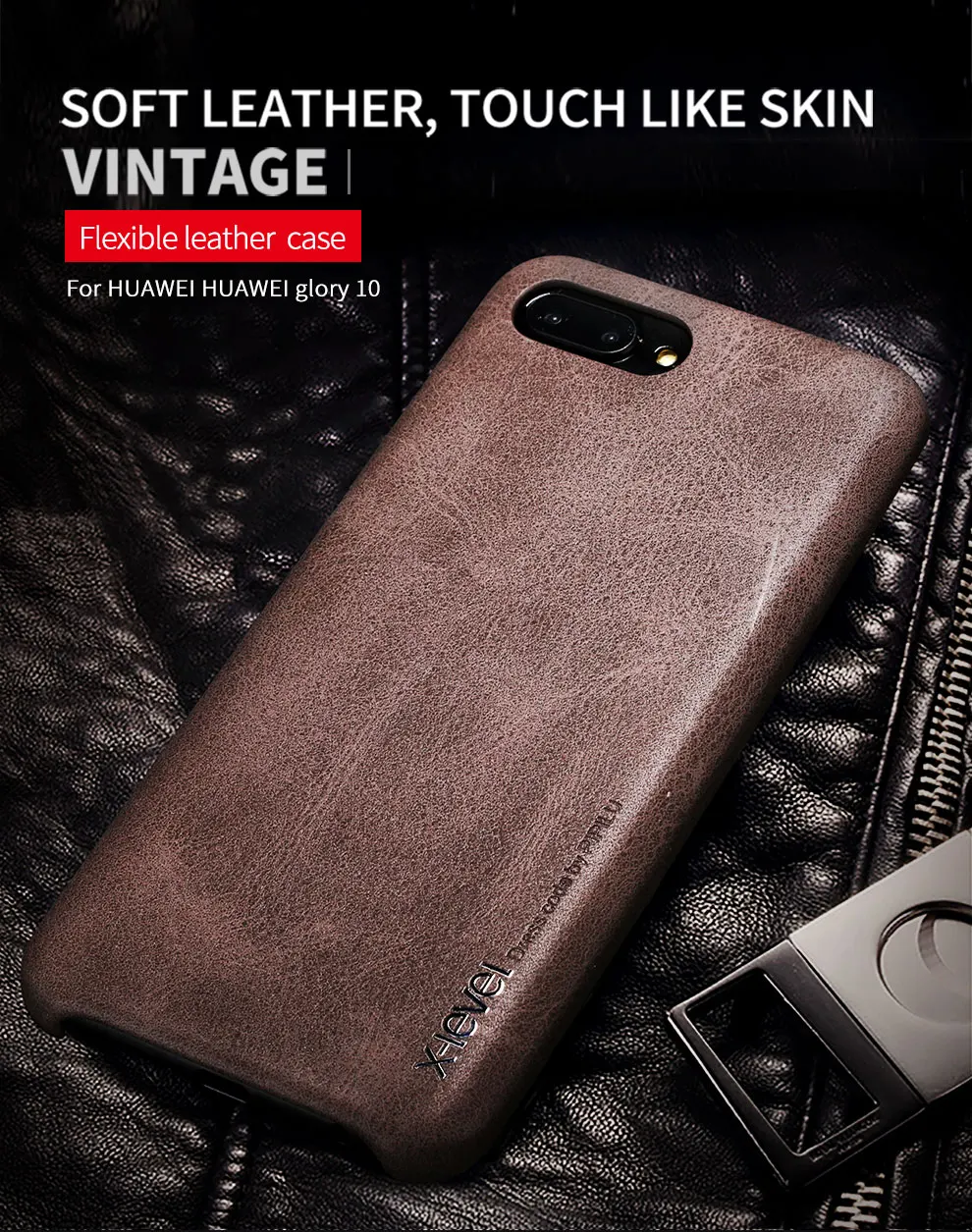 X-Level кожаный чехол для huawei Honor 10 Coque из мягкой искусственной кожи 360 полная защитная задняя крышка для huawei Honor 10