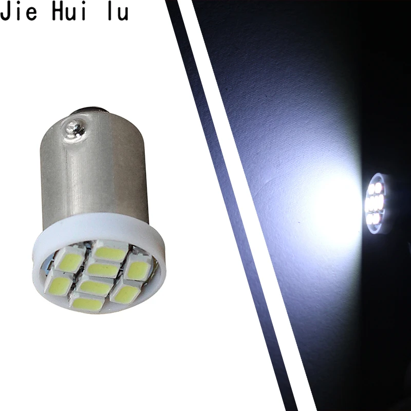 1 шт. высококачественный светодиодный светильник T4W BA9S 8 SMD 1206 для салона 3020 8smd Клин