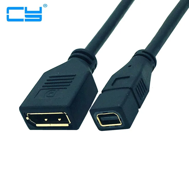 

Mini DP DisplayPort Female to Female Extension Cable 0.3m 30cm