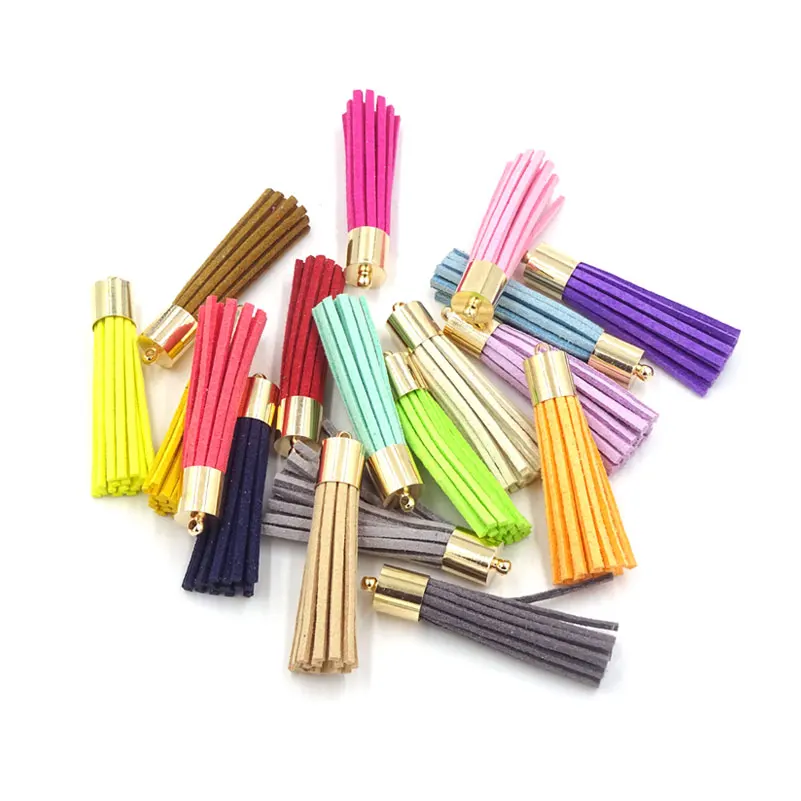 50 мм длинные замшевые кисточки шт. материалы для изготовления ювелирных изделий