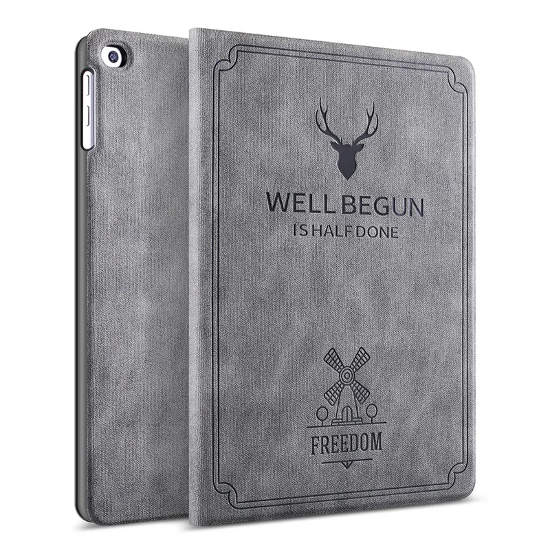 Для ipad mini чехол, GOLP Ретро олень узор из искусственной кожи для ipad mini 1 2 3 Coque чехол Смарт Стенд для ipad mini 2