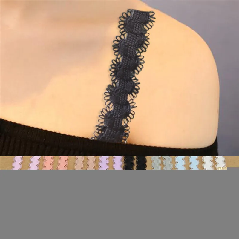 Многоцветный Широкий бюстгальтер соблазнительные декоративные ремешки для