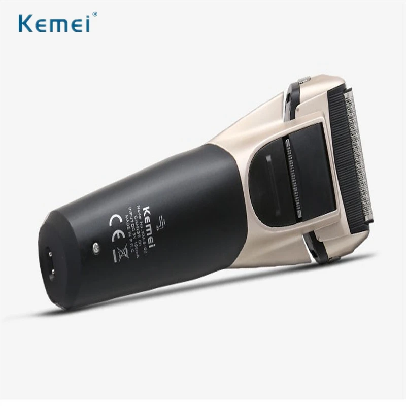 Новая мода Kemei Перезаряжаемые Бритвы электробритвы Triple Blade бритья