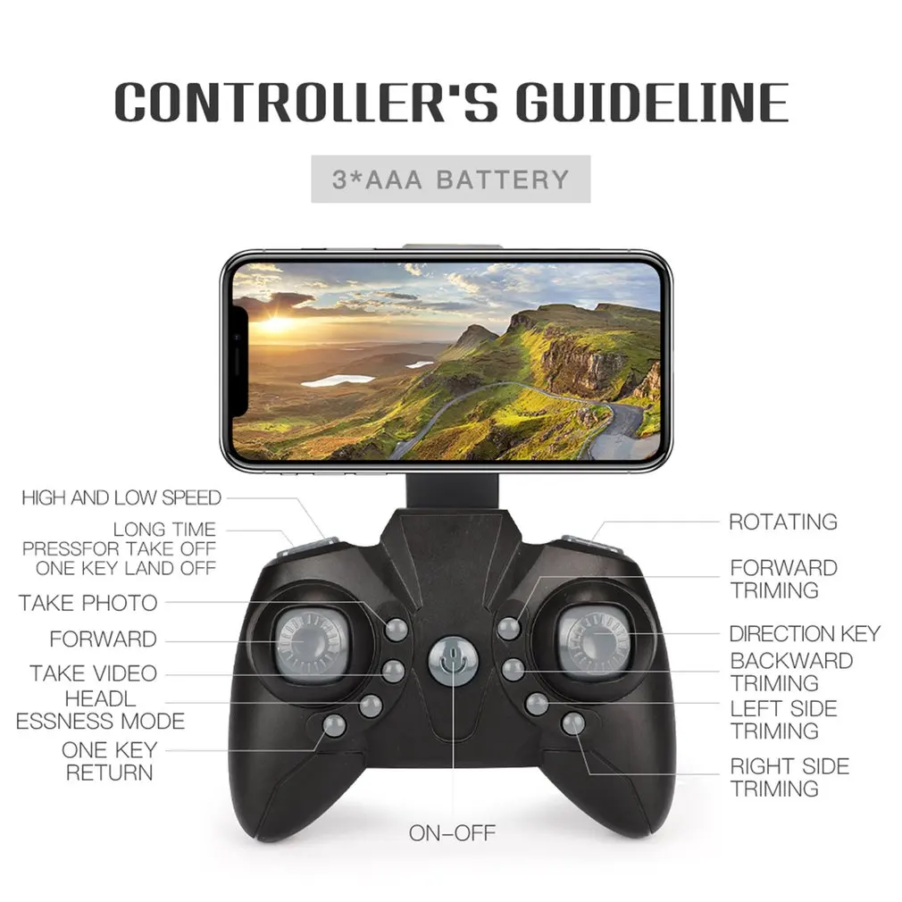 

LF606 RC Drone With 720P Camera FPV Quadcopter Foldable RC Drones HD Altitude Hold Mini Drone Children Kid Toys RC Helicopter