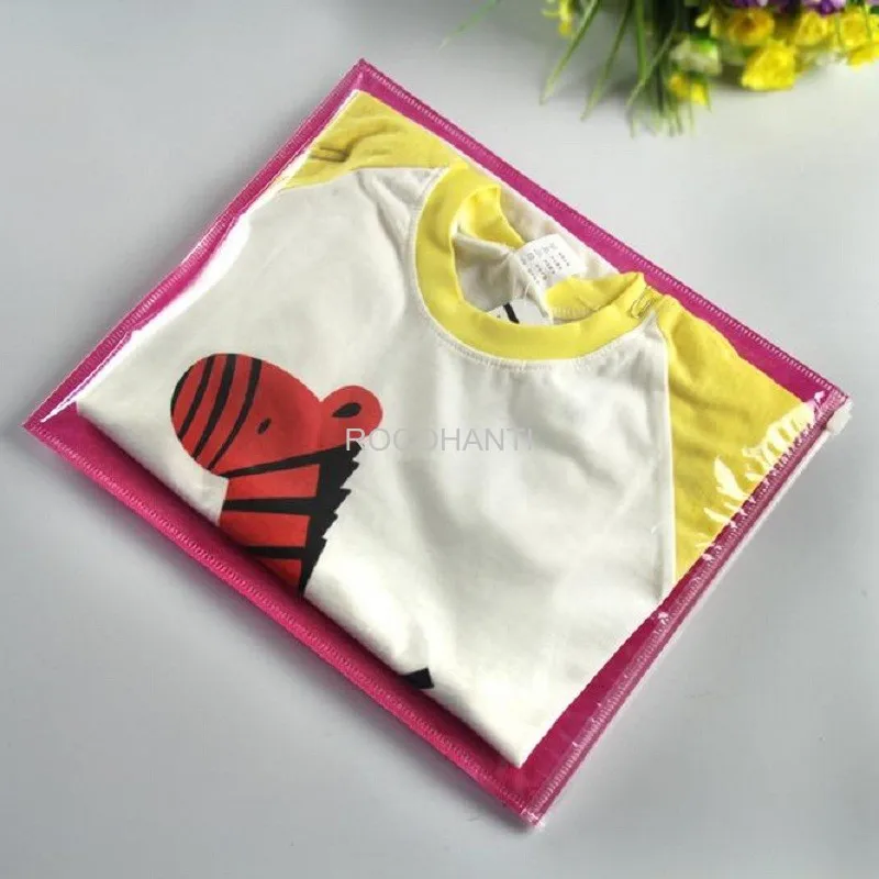 Высококачественный односторонний прозрачный пластиковый пакет на молнии