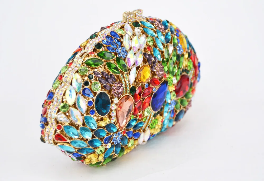 Вечерняя сумка KHNMEET разных цветов новинка женский клатч с большим кристаллом и