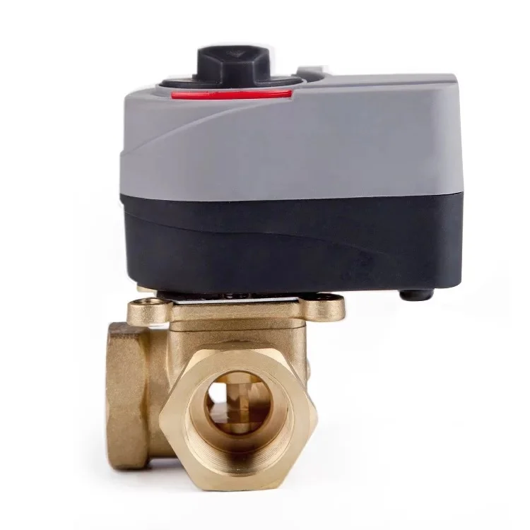Электрический клапан 220 В трехходовой может быть вручную и автоматически