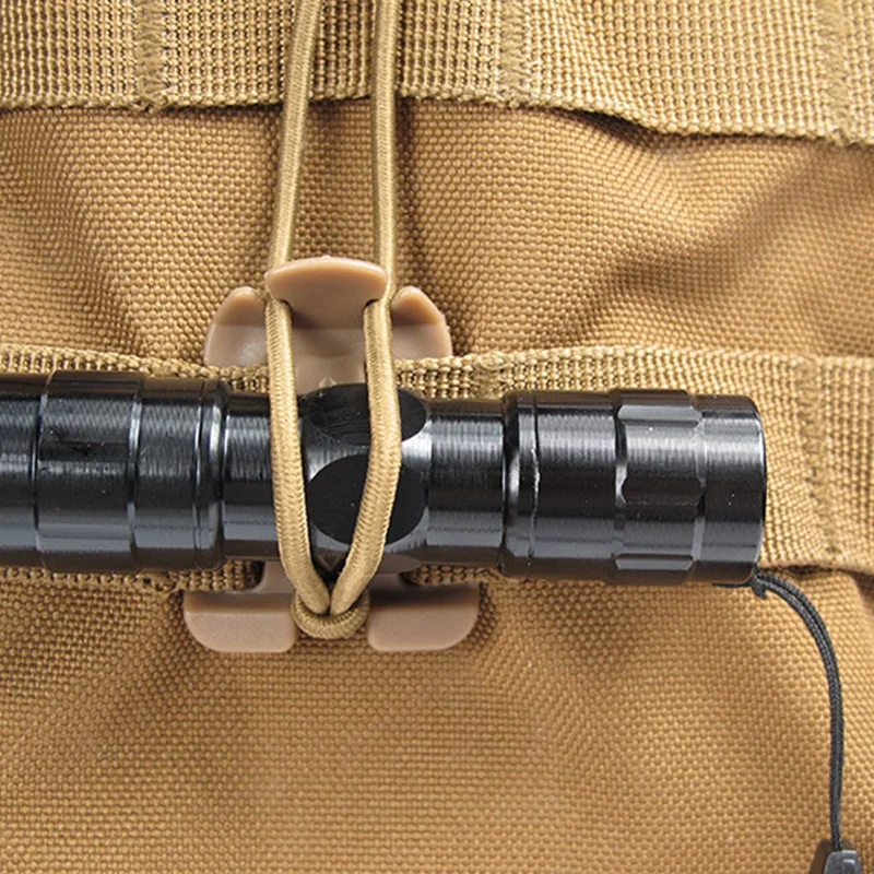 ITW Web Dominator Molle Backpack Carabiner Fixed Buckle Elastic Rope Webbing Buckle Winder Ribbon Clip Coiling Clamp