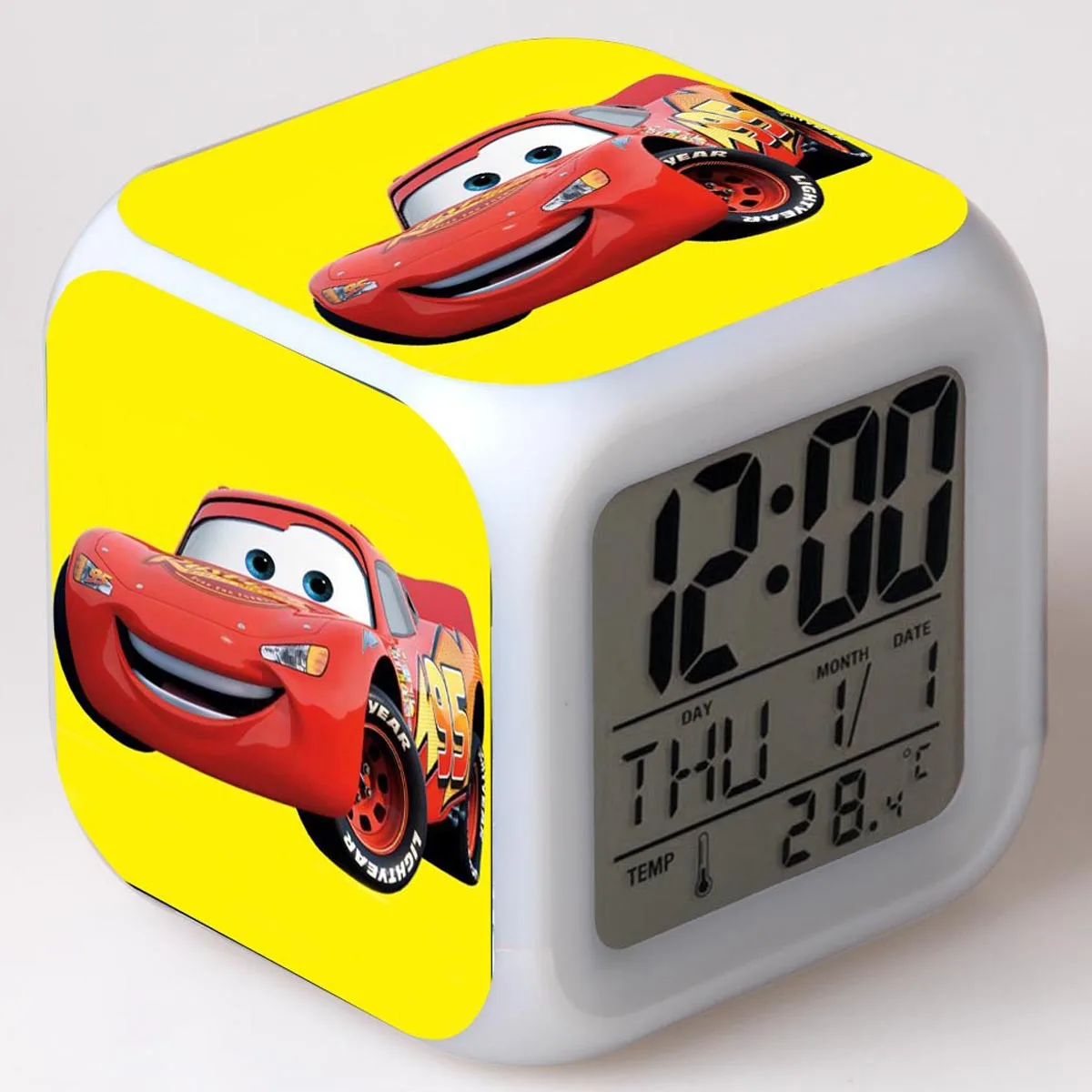 7 Детский будильник, игрушка, Led, Reloj Despertador, цифровые часы, Электронный светильник для пробуждения, Настольный светильник, Reveil Wekker - Цвет: 7