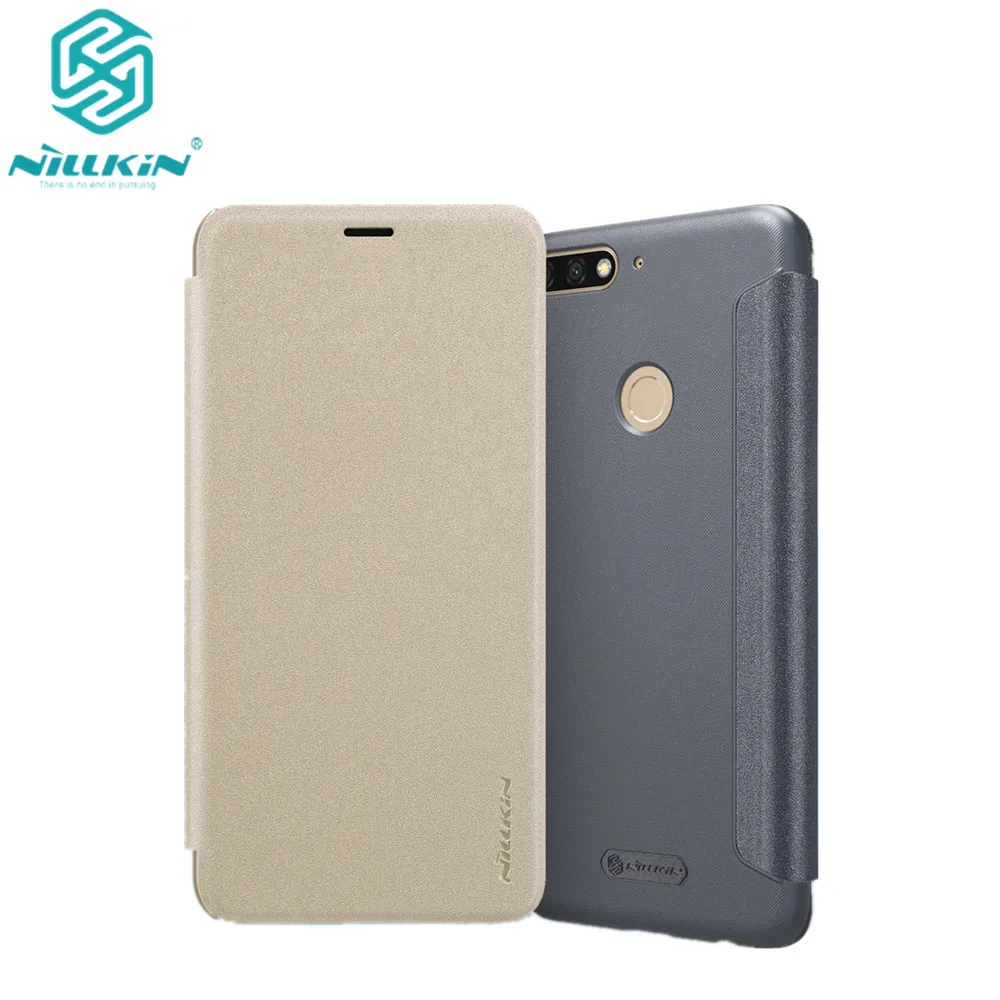 Чехол для Huawei Y7 prime 2018 чехол телефона NILLKIN PU + PC переноски Жесткий жесткий