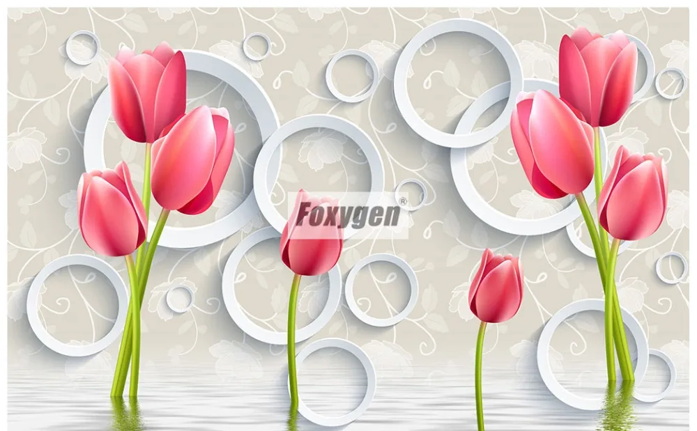 

Customzied NON-WOVEN Wallpaper mural with kinds of nice 3D flowers animals Forest abstract landscapes cities and trees designs