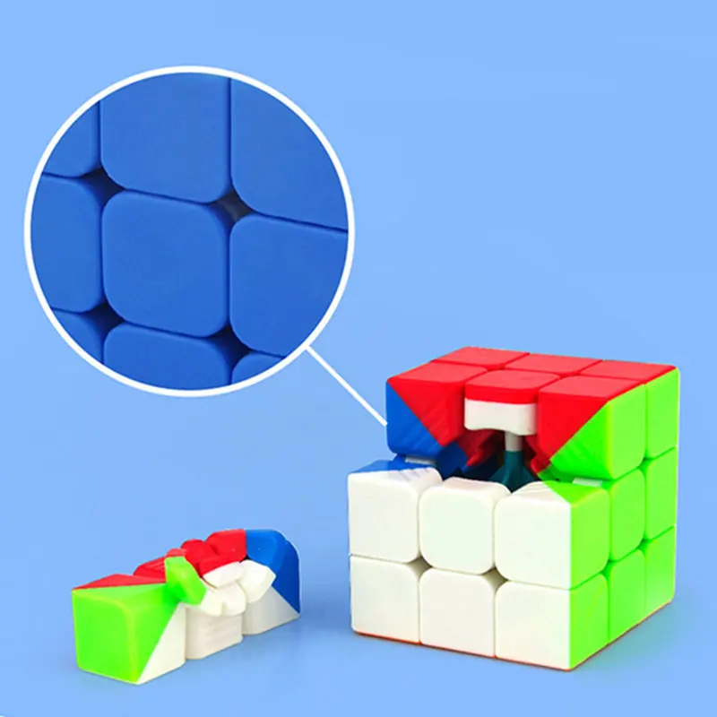 MF3s cube 3x3x3 кубик рубика головоломки s Скорость Cubo квадратный не Стикеры Радуга