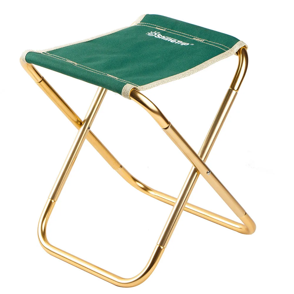 

Outdoor Folding Stool 7075 Aluminum Fishing Chair Barbecue Bench Folding Stool Camping Portable Train Bench