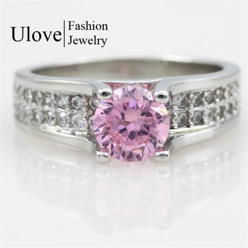 Uloveido 40% off новые подарки для Для женщин кольцо с цирконом Модные украшения