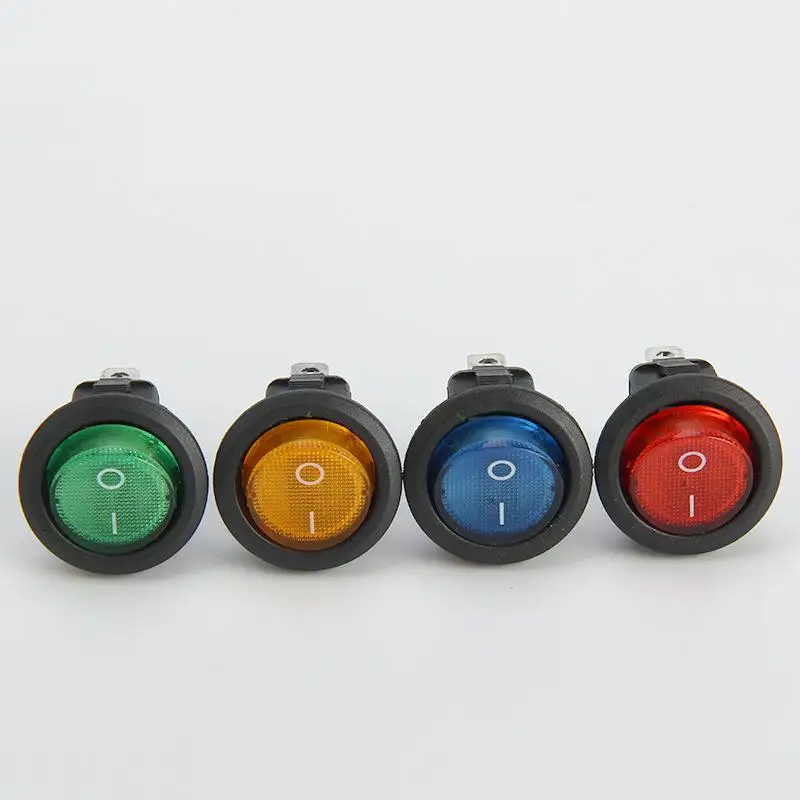 Круглый ленточный выключатель света круглый плоский 2 шестерни 3 ноги открытое