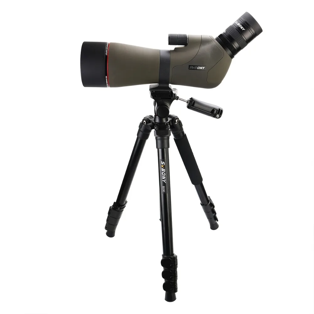 SVBONY 20-60x80 Zoom Зрительная труба с азотным заполнением SV46 телескоп двойной механизм фокусировки металлический корпус w/57," высококачественный штатив