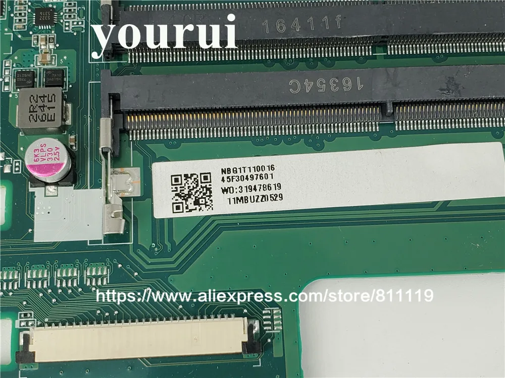 Для Acer Aspire E5 573 573G Материнская плата ноутбука I7 5500U Процессор NBG1T11001 DA0ZRTMB6D0