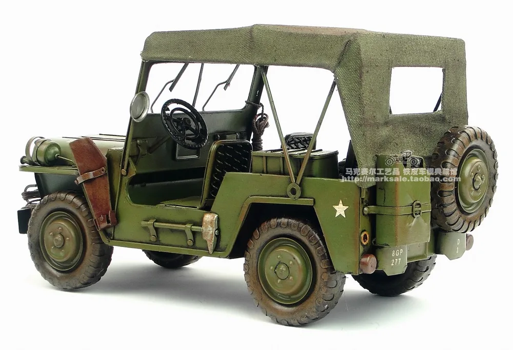 Hot Classic World War II Willis Military Jeep Off-road Vehicle Model Creative Gift Home Bar Decoration | Дом и сад