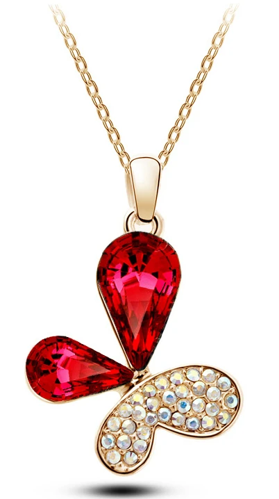 Ожерелье с подвеской-бабочкой модное ювелирное изделие в подарок Новое