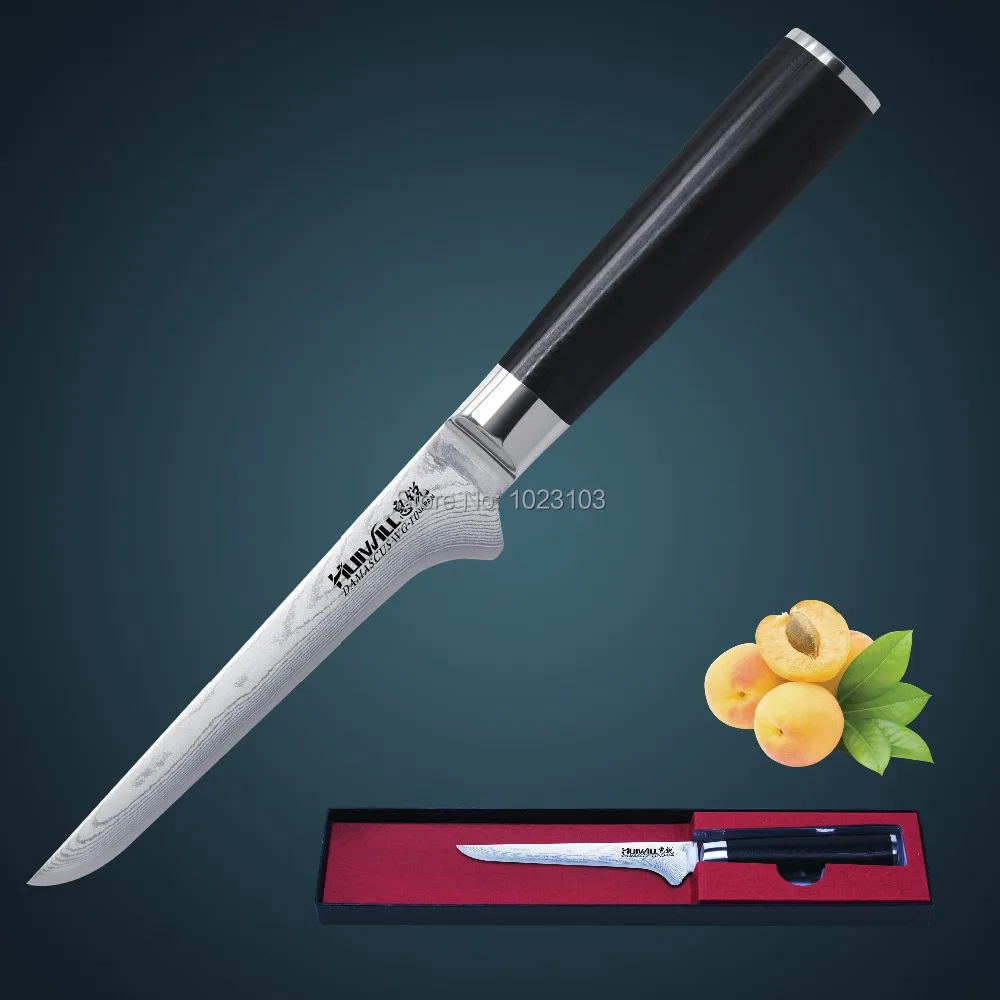 Набор ножей шеф повара из дамасской стали HUIWILLJapanese TAKEFU VG10|vg10 damascus|santoku knife setsantoku |
