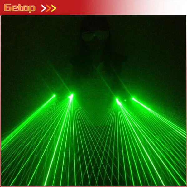 Сильные зеленые лазерные перчатки 40 шт. лазеры горячая Распродажа DJ вечерние