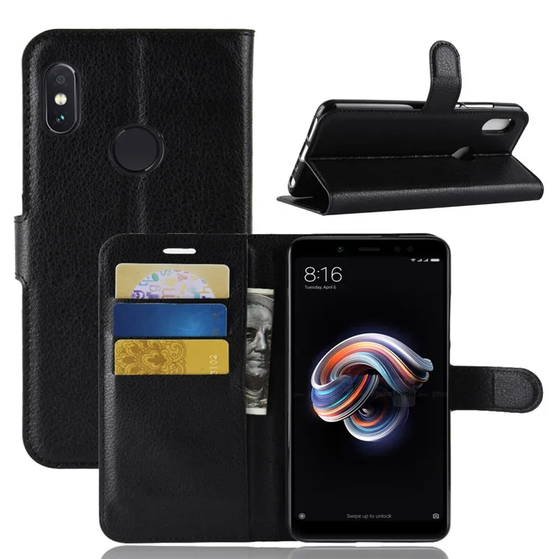 Для Xiaomi Redmi Note 5 Pro Чехол Флип PU кожаный чехол для телефона Global Note5 | Мобильные