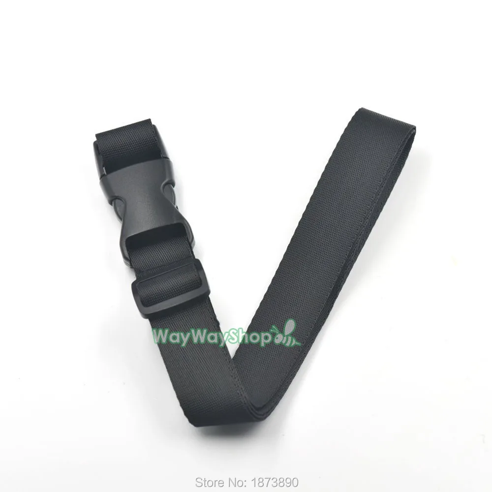 1 шт. черный багажный нейлоновый ремешок с регулируемым карманом пластиковые