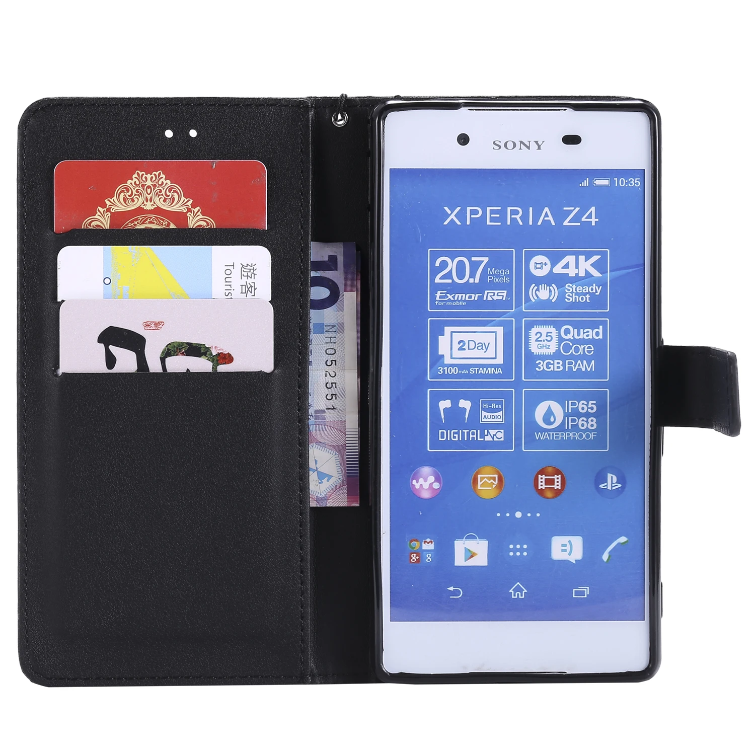 Для Sony Xperia Z4 Z 4 LTE Dual E6553 E6533 402SO SOV31 кожаный чехол-книжка для телефона Z3 Plus Z3Plus E 6553 6533