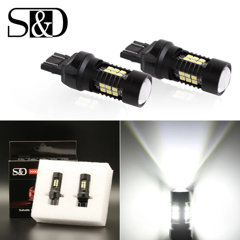 2 шт. Автомобильные светодиодные лампы 7440 лм 7443 Вт 12 В|12v car led lamp|signal ledsignal lamp |