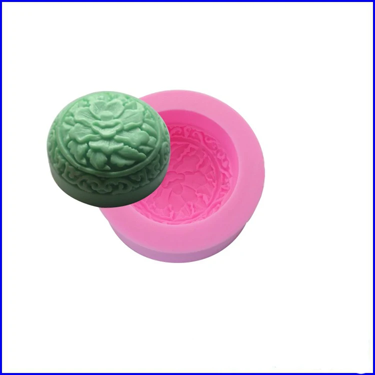 Цветочные силиконовые формы для мыла ручной работы Шоколадный леденец пудинг