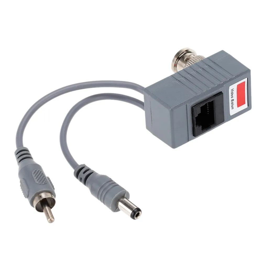 Yumiki CCTV Camera Audio Video Power Balun Transceiver BNC UTP RJ45 with and over CAT5/5E/6 Cable | Безопасность и защита