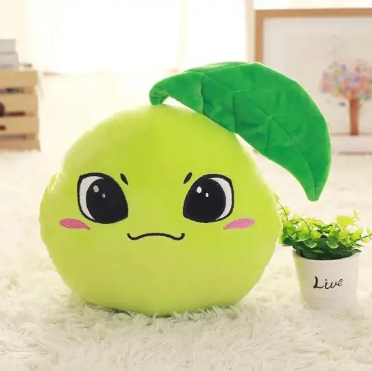 Новая креативная мягкая подушка для рук Snorlax Psyduck Jigglypuff Eevee плюшевая игрушка для детей офисная плюшевая аниме мягкая кукла - Цвет: Chikorita