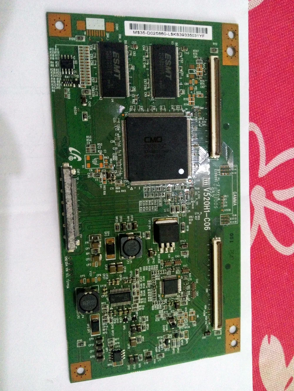 С IC TYEP V520h1-c06/оригинальная логическая плата v520h1-l08, соединение с платой T-CON