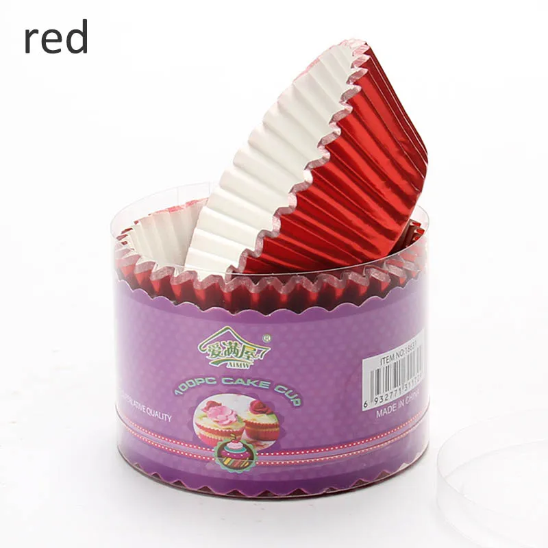 Аксессуары для выпечки из алюминиевой фольги торта 100 шт. миниатюрные украшения