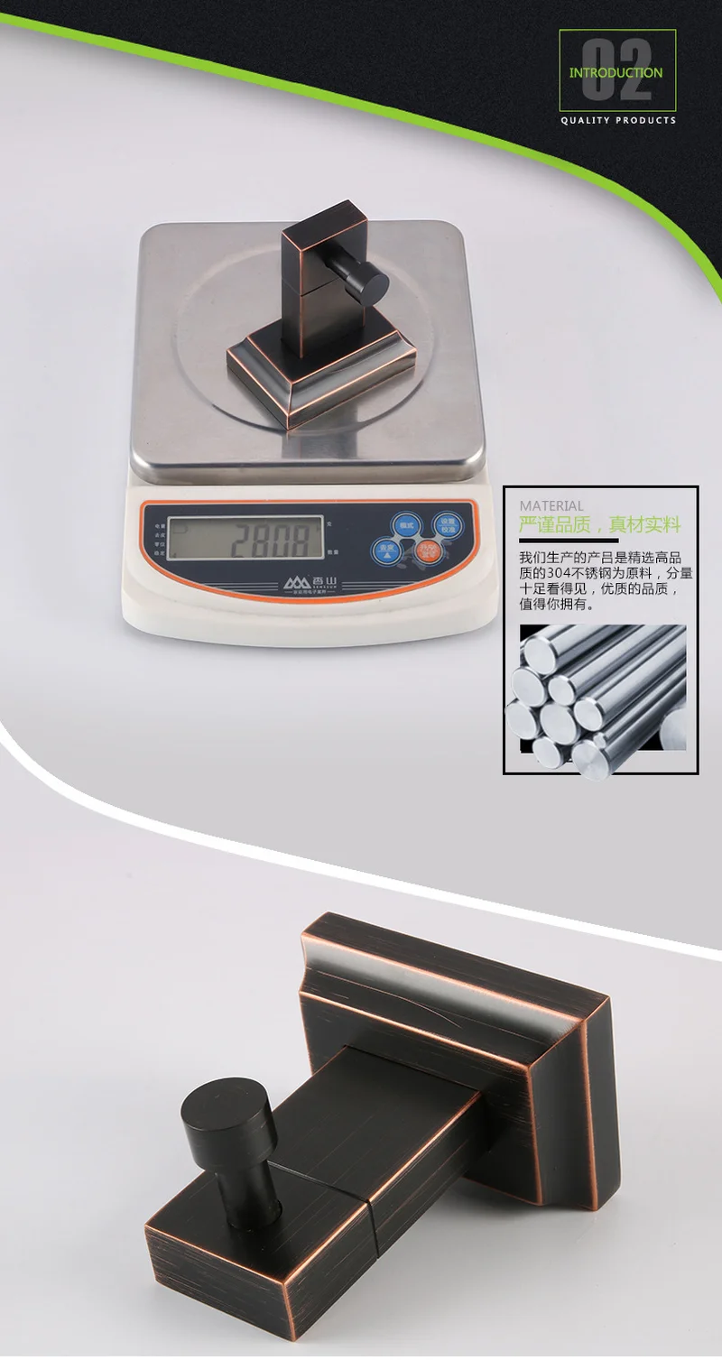 Цинковый сплав под старину Крючки Настенные пальто Нержавеющая сталь Ванная