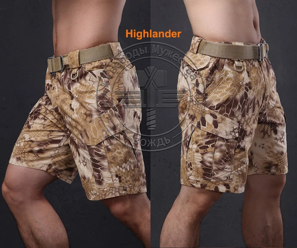 Новый Волк враг бренд тактический Кочевник Kryptek Камуфляжный короткий карго|camo