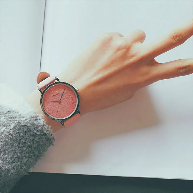 Часы наручные Ulzzang женские/мужские кварцевые Роскошные водонепроницаемые