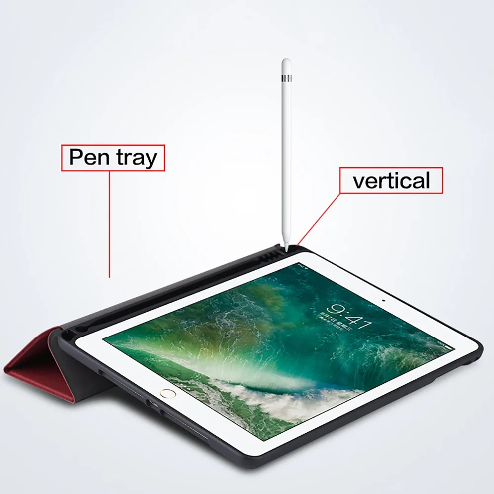 Популярный деловой чехол для ipad Air /Air 2/Pro 9 7/для нового iPad 2017 2018 пу поверхность +